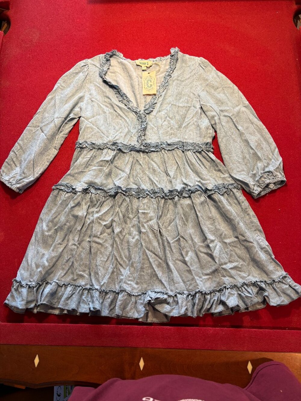 Blue Western Dress